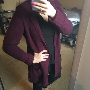 American Eagle size Large long open sweater